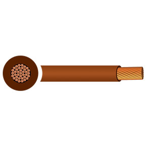 Tri-rated Cable Single Core 25mm² Brown PVC