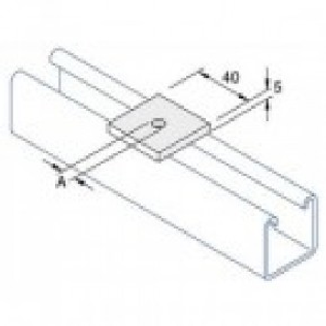 M8 Square Plate Washer 40 x 40 x 5mm M10 Hole to suit M8 Bolt Hot Dipped Galvanised Each - CF1X8