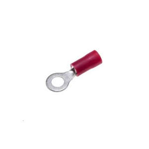 Superlec ICRR4 0.5-1.5mm RED Ring Terminal / Crimp to fit 4mm Stud Hole ( Pack of 100 )
