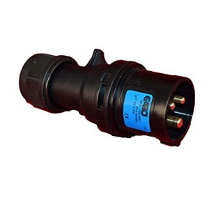 GARO P216-6S-B 16A 2P+E (3 PIN) 230V IP44 Black Body Plug
