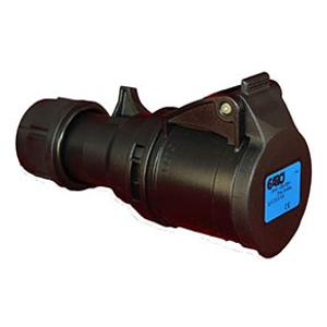 GARO S216-6S-B 16A 2P+E (3 PIN) 230V IP44 Black Body Connector