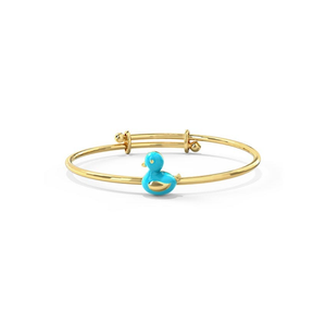 Dabbling Duck Baby Gold Bangle