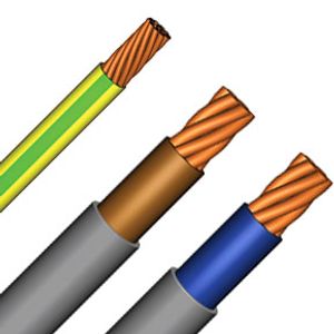 6181YKIT 25mm², 6491X 16mm², 2m Domestic Meter Tail Kit - Blue, Brown, Green/Yellow