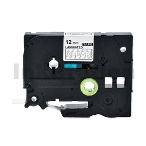 Compatible Brother TZe-135 12mm White Text on Clear Laminated Tape - 8 meters