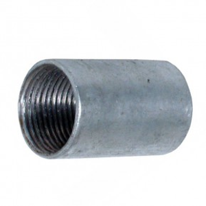 20mm Steel Conduit Galvanised Solid Coupler
