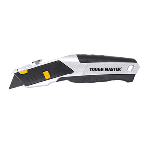 TOUGH MASTER Utility Knife retractable auto load with 4 blades (TM-UTK194A)