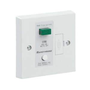 Greenbrook M92W RCD Spur Connection Unit White 13 Amp 30mA