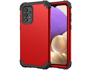 Defender Case for the Samsung Galaxy A73 5G - Red/Black