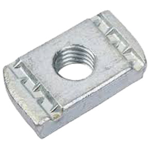 M10 Plain Channel Nut Bright ZInc Plated