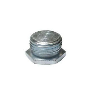 20mm Galvanised Hex Stop End / Plug - G2652