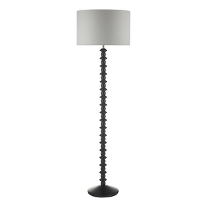 Dar Azana Floor Lamp Base Only Black Ash Finish