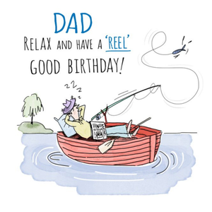 Moonpig Funny Dad Fisihing Birthday Card