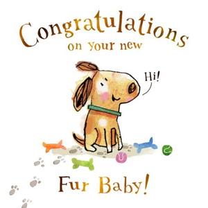 Moonpig Cute Congratulations On Your Fur Baby Card