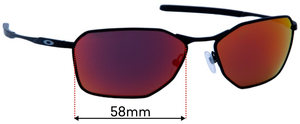 Sunglass Fix Replacement Lenses for Oakley Savitar OO6047 - 58mm Wide