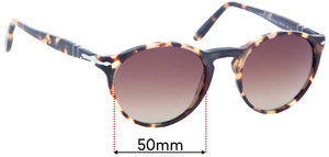 Sunglass Fix Replacement Lenses for Persol 3092-S-M - 50mm Wide