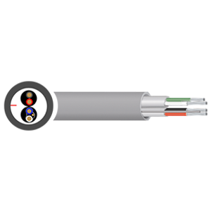 8451NH Belden Equivalent Cable 22 AWG 1 Pair w/ Drain Overall Foil Tape Shield LSZH - CD8451LSF