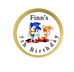 Personalised Sonic Chocolate Coins (15 Pack)
