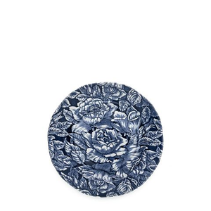Burleigh - Ink Blue Hibiscus Plate 21.5cm