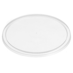 Genfac 160mm Round Noodle Bowl Lid (suit 750ml Noodle Container) - 50 / SLEEVE
