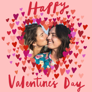 Moonpig Katy Welsh Happy Valentine's Day Photo Upload Card