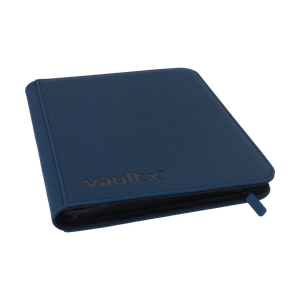 Vault X - 9-Pocket Exo-Tec® Zip Binder - Blue