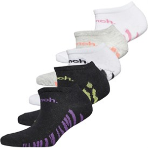 Bench Girls Five Pack Antonia Trainers Socks Asstd