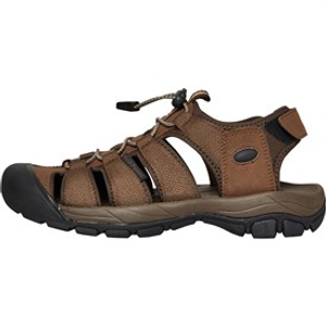 Hush Puppies Mens Peru Closed Toe Sandals Brown