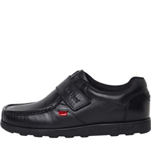 Kickers Mens Fragma Strap Shoes Black