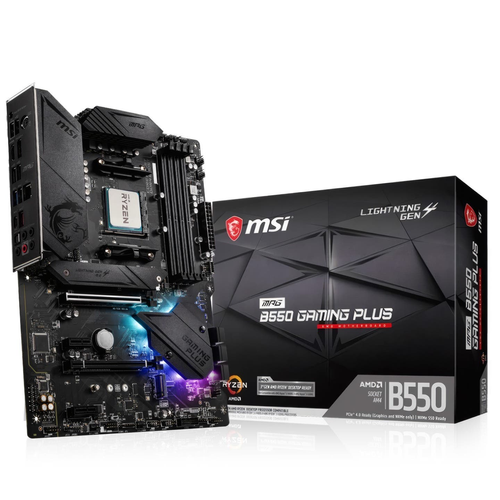 Ryzen 5 5600G + MSI B550 GAMING PLUS セット AMD Ryzen 5 5600X 3.7 GHz Six-Core AM4 Processor & MSI MPG B550I