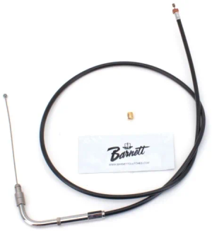 Barnett Standard Length Idle Cable 32 Inch Outer Cable Length in Black Finish For 1996-2021 CV Carb/Injection (Excluding Cruise Control & Electronic Throttle) Models (101-30-40015)
