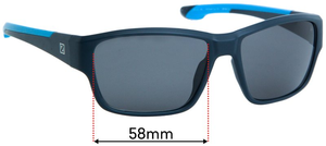 Sunglass Fix Replacement Lenses for Specsavers Hotham Sun Rx - 58mm Wide