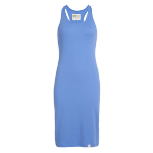 Pima Rib Knit L&L Racerback Dress - Blue (L)