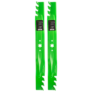 LawnRAZOR Toothed Blade For Troy-Bilt Cub Cadet Craftsman 942-04290 742-04290 742-04244 942-04244 | 2-PACK