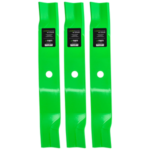 LawnRAZOR High Lift Blade For John Deere M128485 TCU15881 M131958 M144196 M163983 M168223 | 3-PACK
