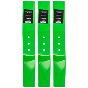 LawnRAZOR High Lift Blade For White Outdoor Yard-Man MTD 742-0171B 742-0171 942-0171B OEM-742-0171B | 3-PACK