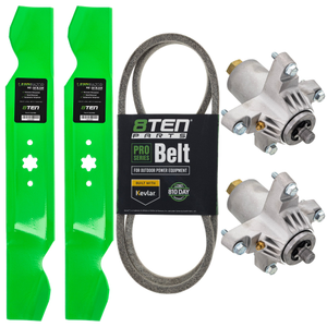 Deck Spindles, Blades, & Belt Kit For Yard-Machines White Outdoor Turf Pro MK1001914