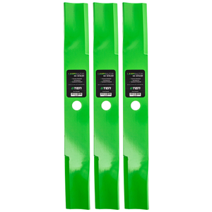 LawnRAZOR High Lift Blade For John Deere M141785 AM100538 M87622 M74175 M132261 M126098 M113878 | 3-PACK