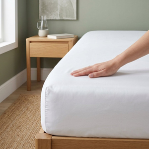 400 Thread Count 100% Cotton Sateen Fitted Sheets