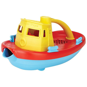 Green Toys Tugboat - Yellow