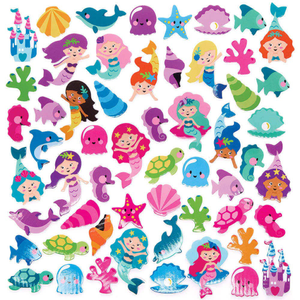 Zeemeermin Foam Stickers