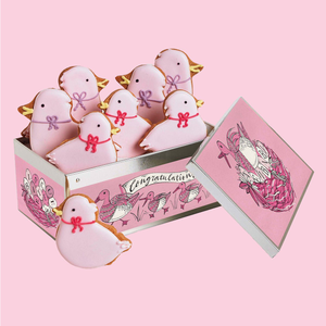 Personalised Baby Girl Biscuit Tin