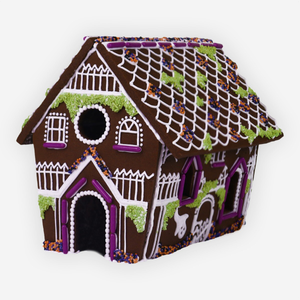 DIY haunted house biscuit tin