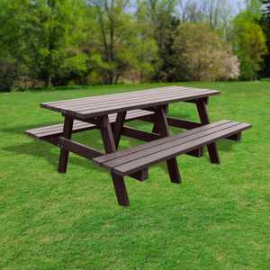 Contract Picnic Table -1800mm - Brown x 5 units