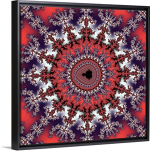 Mandelbrot fractal. Computer-generated image derived from a Mandelbrot Set.