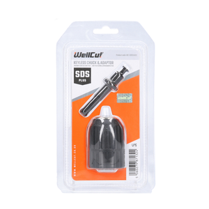 WellCut Keyless, Quick Change Drill Chuck Adapter with SDS Shank - 2-13 mm (WC-SDSCHUCK)