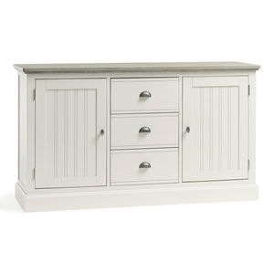 Brompton Painted Acacia and Ash Top Large Sideboard - Solid Hardwood