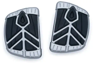 Kuryakyn Spear Mini Floorboards Without Adapters In Chrome Finish (5652)