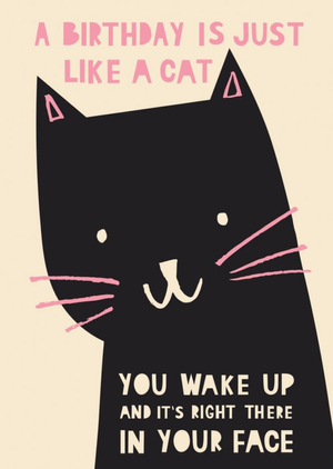 UKG Illustration Friend Auntie Sister Cats Funny Birthday Card