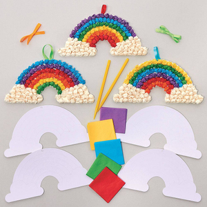 Seidenpapier Regenbogen Bastelset
