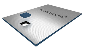 Fastwarm Wetroom Shower Tray - Standard End Drain